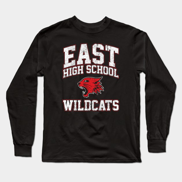 East High School Wildcats Long Sleeve T-Shirt by huckblade